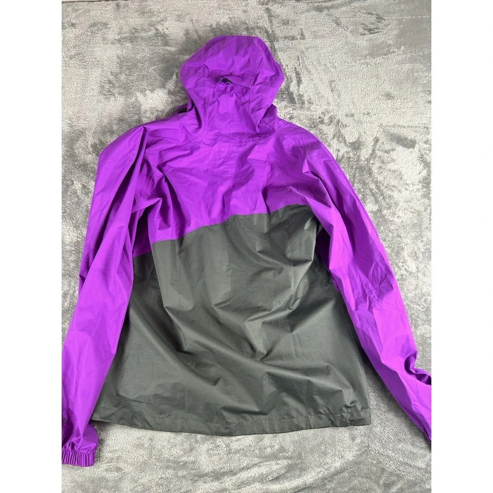 Outdoor Research Panorama Point Purple Gray Lightweight Rain Jacket Size XL